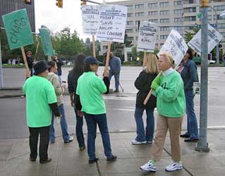 informational picketing in seattle