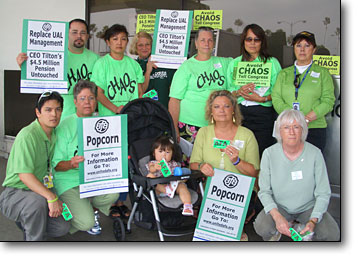 picketing at LAX