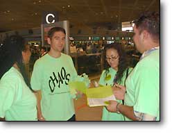 CHAOS picketing in Narita airport