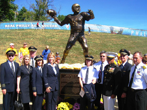 Michael Horrocks Statue Dedication