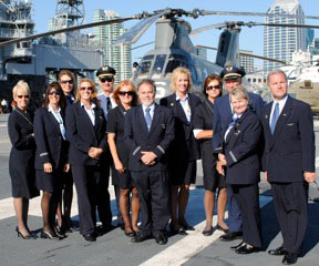 Memorial Service on USS Midway