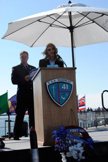 Memorial Service on USS Midway