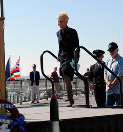 Memorial Service on USS Midway