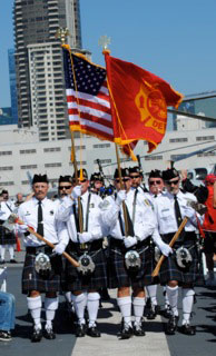 Memorial Service on USS Midway
