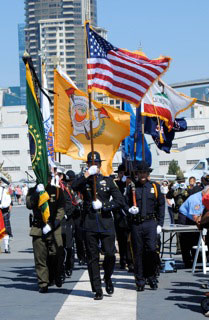 Memorial Service on USS Midway