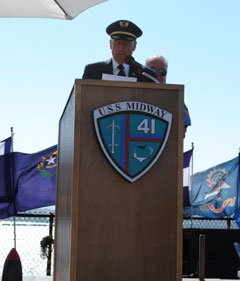 Memorial Service on USS Midway