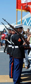Memorial Service on USS Midway