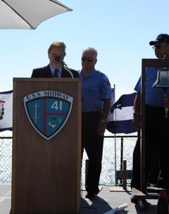 Memorial Service on USS Midway