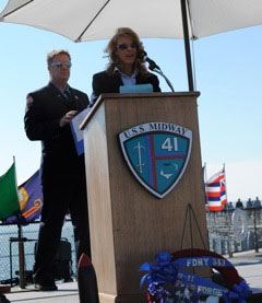 Memorial Service on USS Midway
