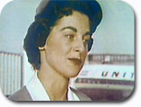 stewardess in the 1950's