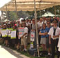 picketing at the united airlines shareholders rally
