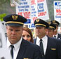 picketing at the united airlines shareholders rally