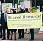 picketing at the united airlines shareholders rally